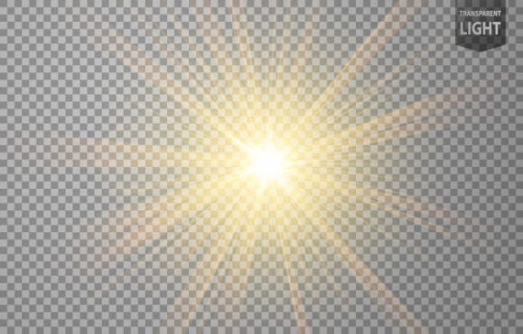 وکتور نور خورشید به همراه عکس با کیفیت اصل