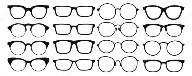 مجموعه عینک های وکتور