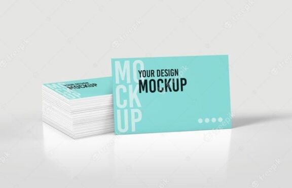 موکاپ کارت ویزیت تجاری شرکتی شخصی لایه باز