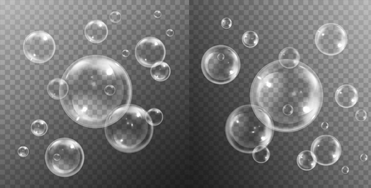حباب وکتور و لایه باز رایگان